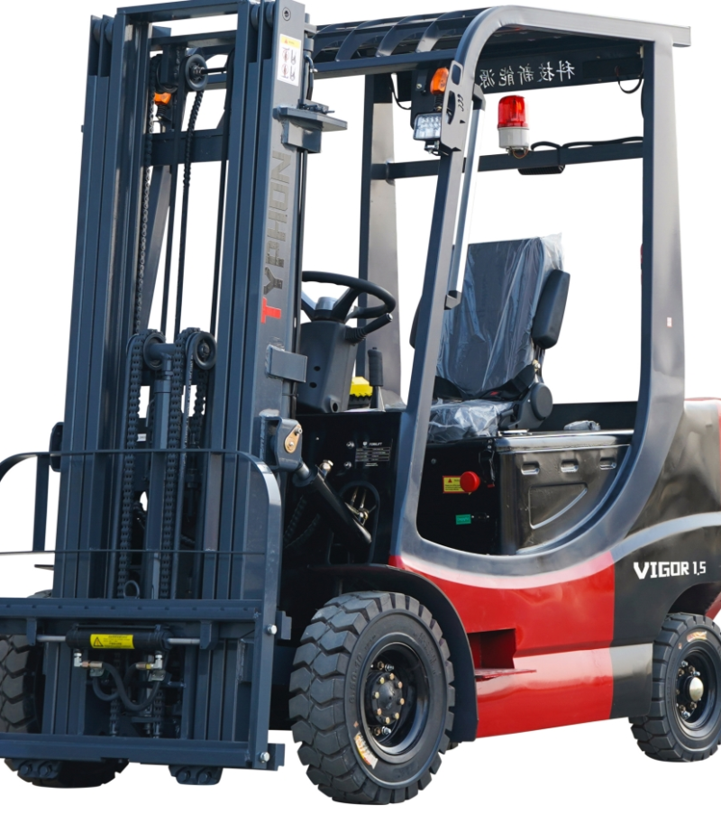 New 2025 TYPHON VIGOR 1.5 Electric Forklift 1.5 Ton Lifter Lift Truck Jitney Hi-Lo