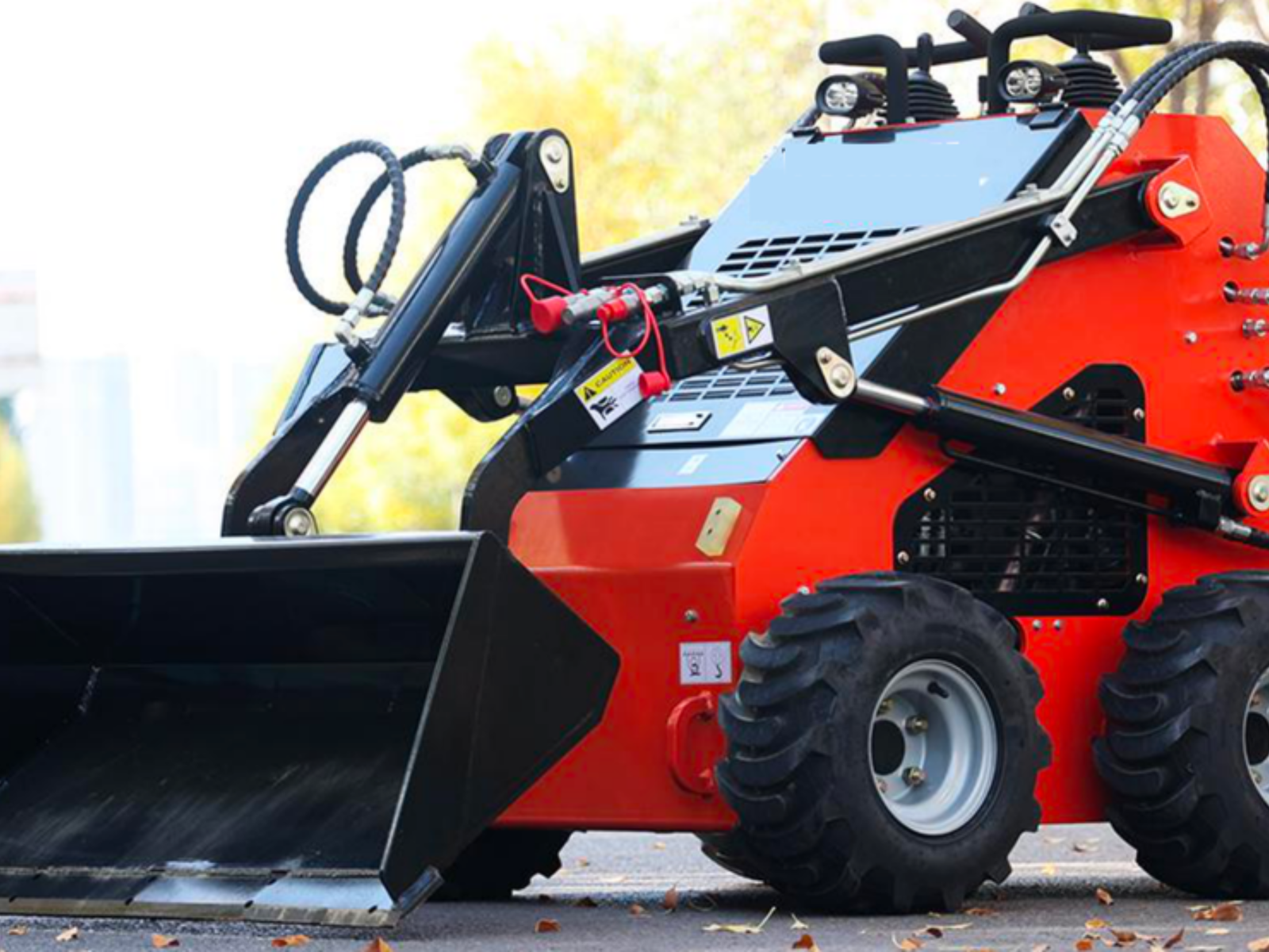 Mini SkidSteer Loader Track Wheel Honda EPA Gas 22.1 HP Engine NEW - Image 2