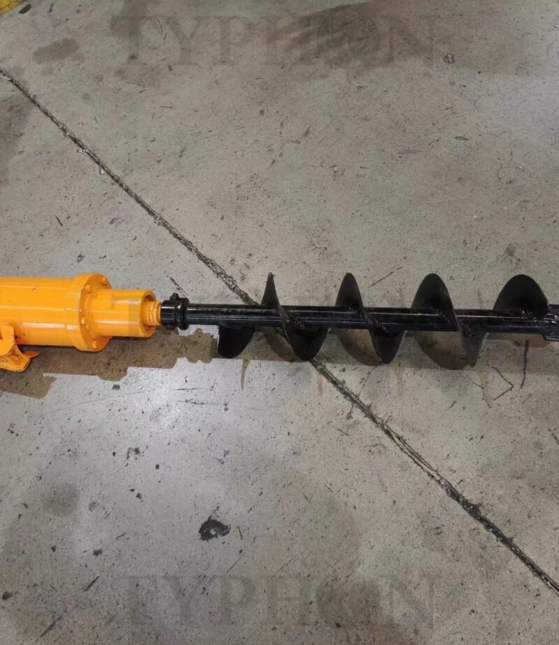 2.5 ton Excavator Attachment Hydraulic Earth Auger Post Hole Digger 8inch Dia