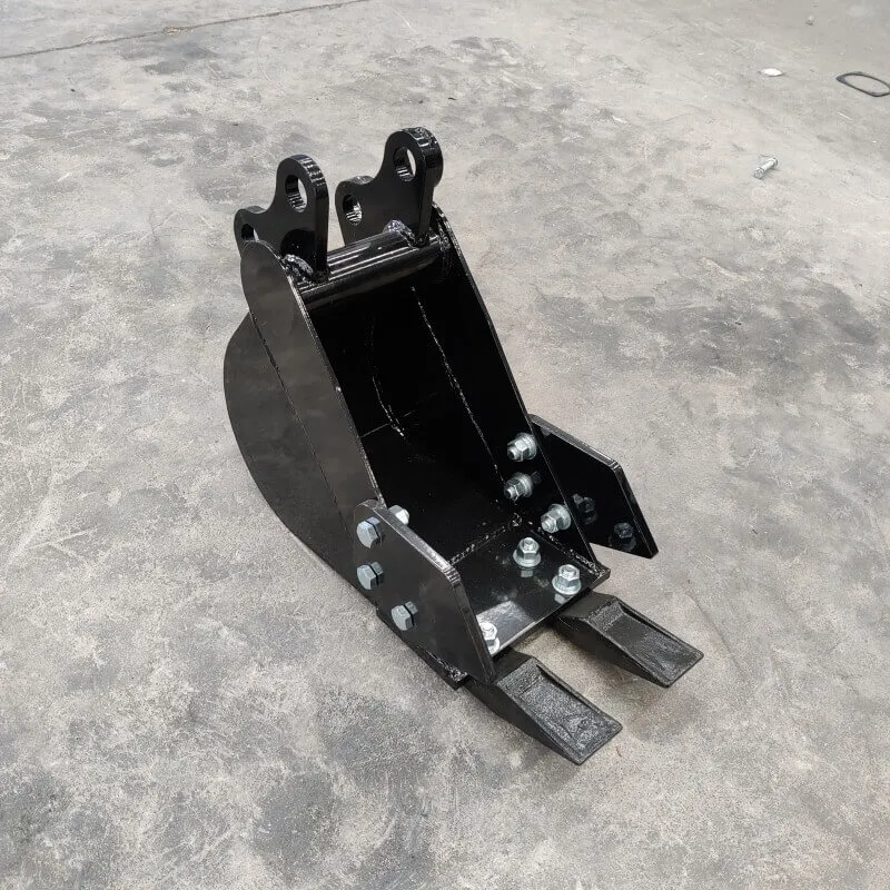200mm Narrow Bucket Attachment for TYPHON Mini Excavators USA - Image 5