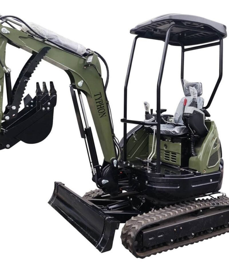 TYPHON TERROR XXV 2.5 Ton Mini Excavator KUBOTA Diesel Engine USA