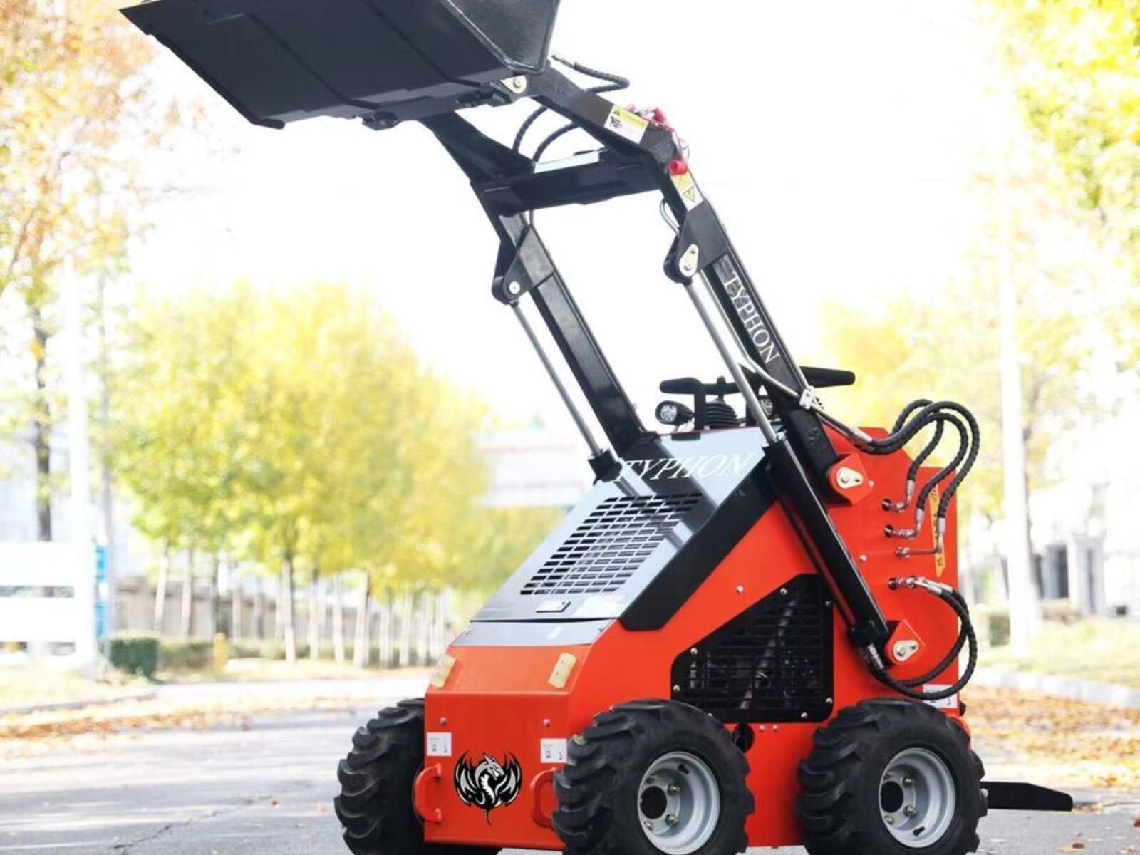 Mini SkidSteer Loader Track Wheel Honda EPA Gas 22.1 HP Engine NEW - Image 5