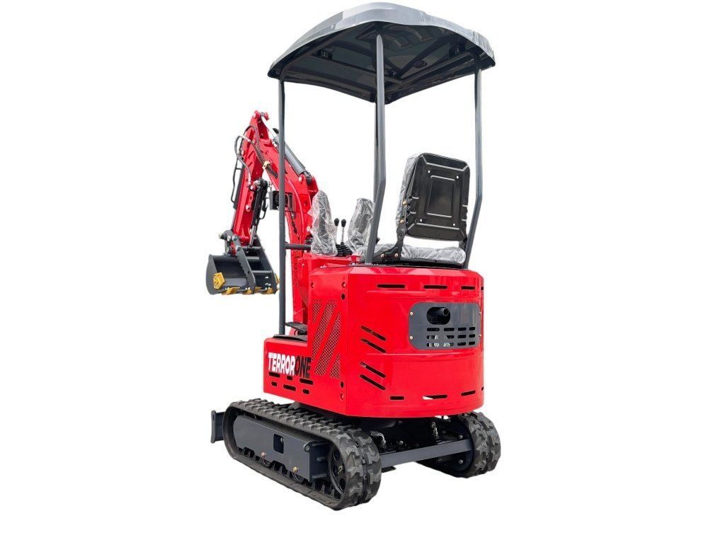TYPHON TERROR ONE STORM 1 Ton Mini Excavator Trench Digger with Hydraulic Oil Cooler Canopy & Wide Bucket Ideal for Garden, Farm, Park & Road Work Digging, Drilling, Bull-Dozing - Image 20