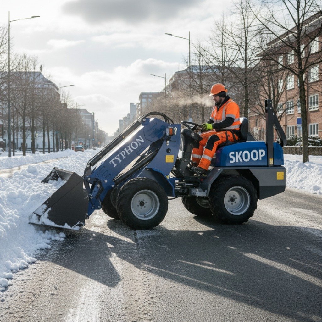 New TYPHON Telescopic Wheel Loader with Kubota D1105 engine 25 hp 1 ton Load USA - Image 5