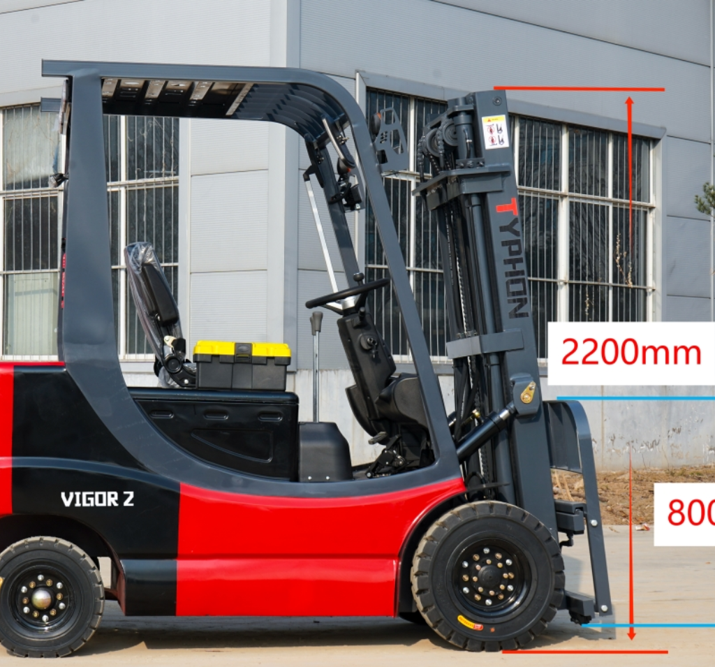 New 2025 TYPHON VIGOR 2 Electric Forklift 2 Ton Lifter Lift Truck Jitney Hi-Lo - Image 6