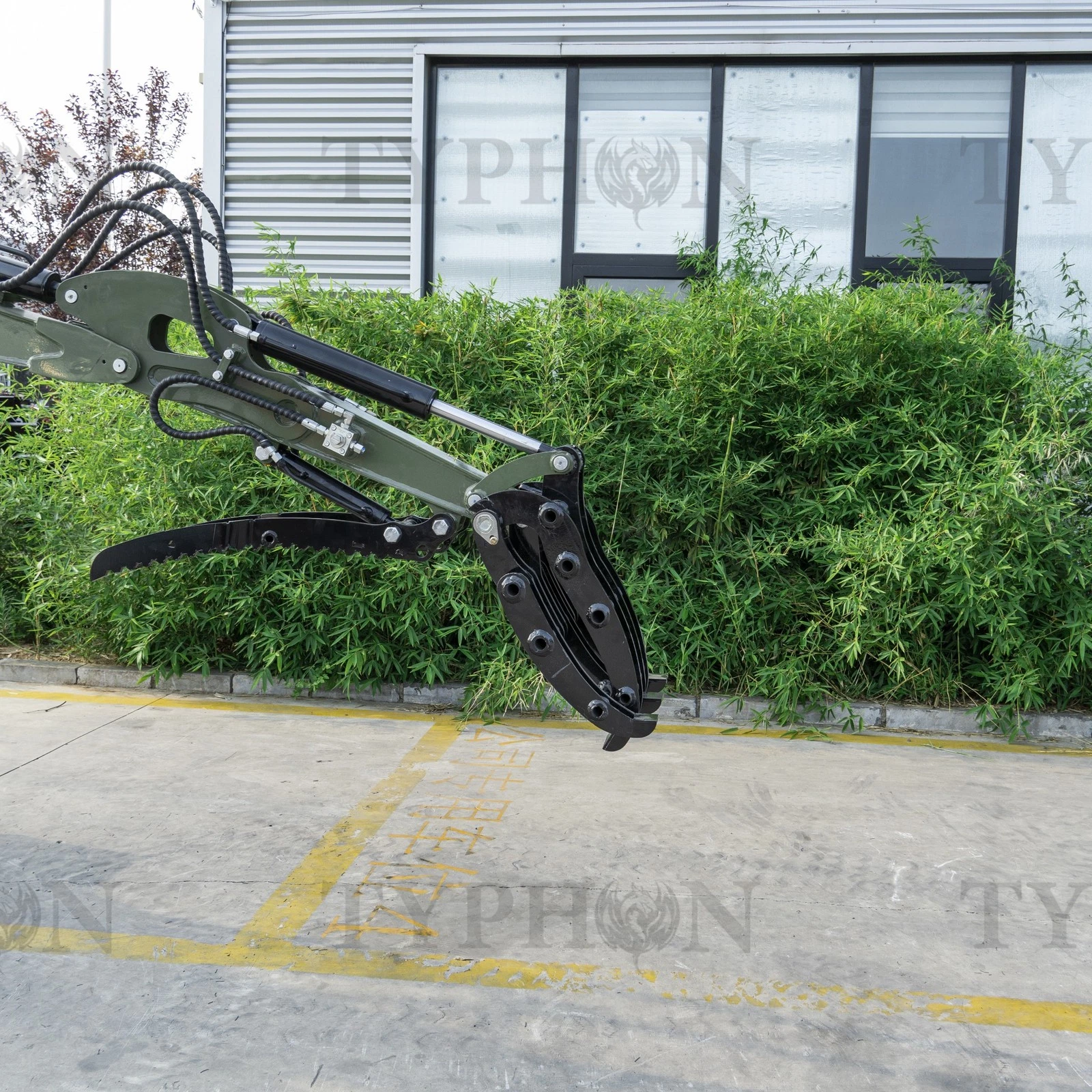 Compact Grapple Attachment For 2-3 ton Mini Excavator Wide Opening Wood Grab - Image 4