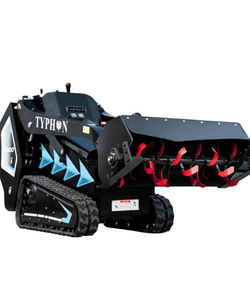 Mini Skid Steer Rotary Tiller Attachment for TYPHON STOMP X1300/TYPHON STOMP 509