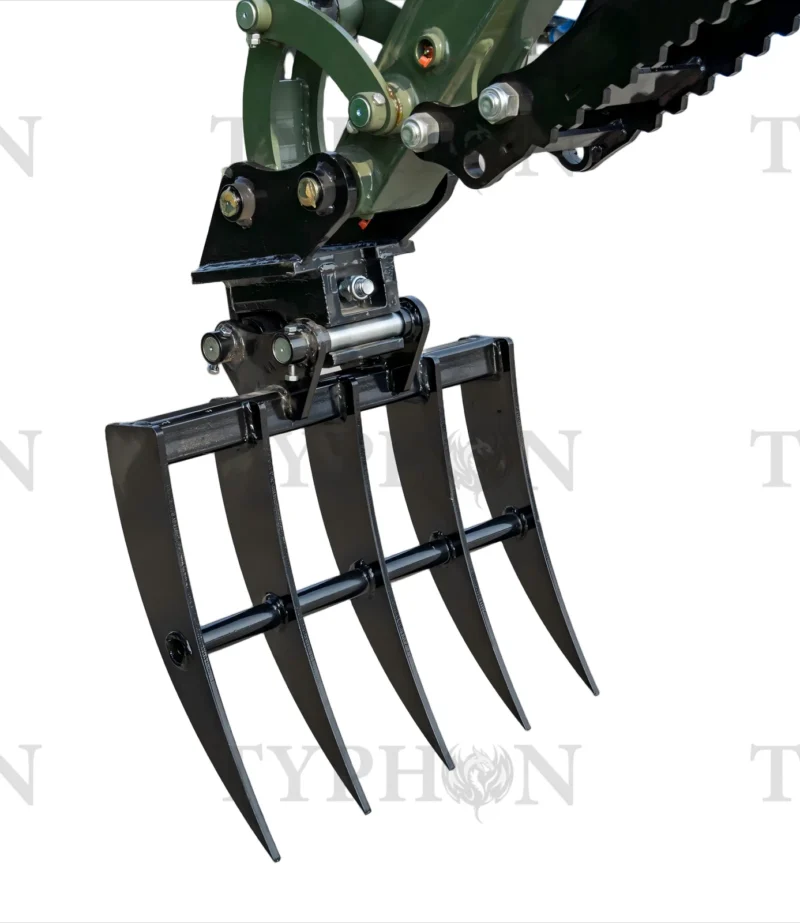 Mini Excavator Rake Compact Attachment General for 2-3 ton Small Digger