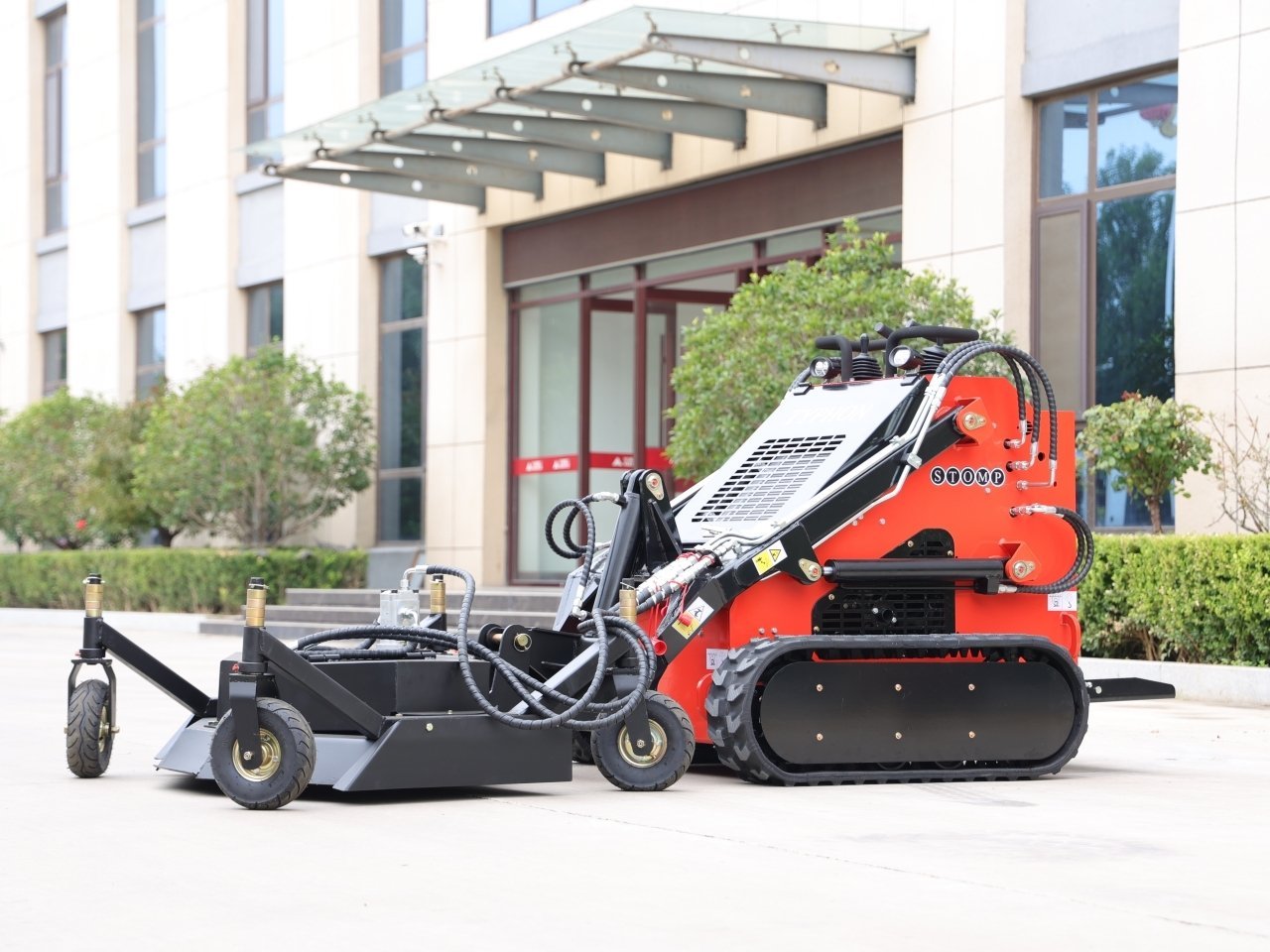 Skid Steer Loader Lawn Mower Attachment USA - Image 4