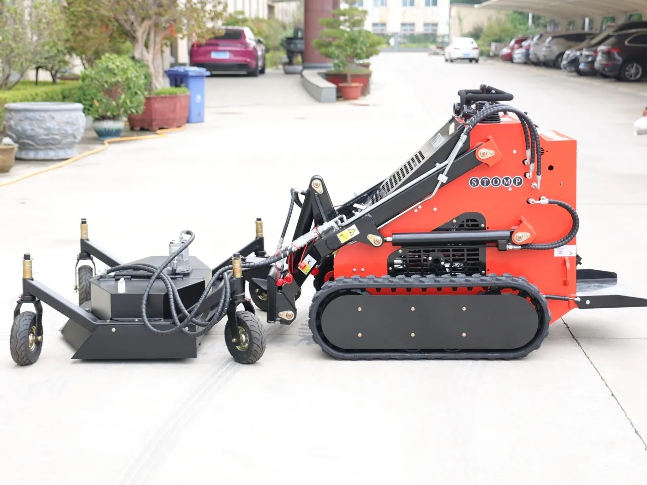 Skid Steer Loader Lawn Mower Attachment USA - Image 6