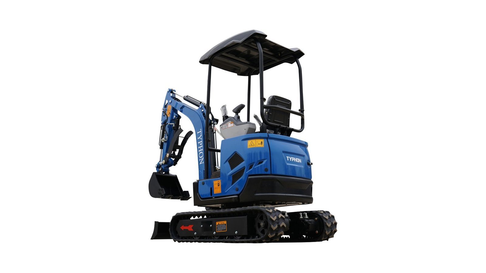 2025 3800 lb TYPHON TERROR XVII Mini Excavator Rubber Track with Kubota D902 Diesel Engine USA - Image 9