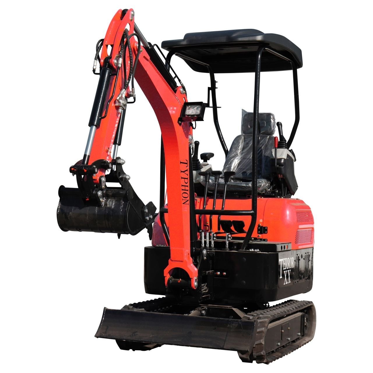 2025 4,000 lb TYPHON TERROR XX Mini Excavator Rubber Track with Kubota D902 Diesel Engine USA - Image 3