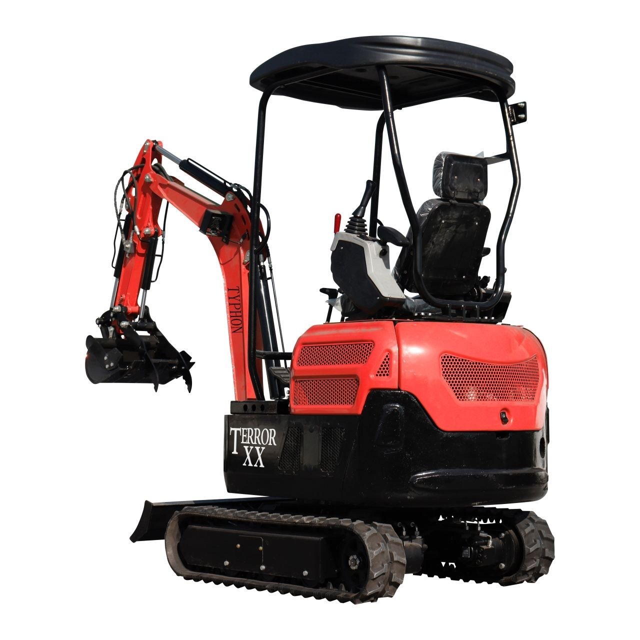 2025 4,000 lb TYPHON TERROR XX Mini Excavator Rubber Track with Kubota D902 Diesel Engine USA - Image 2