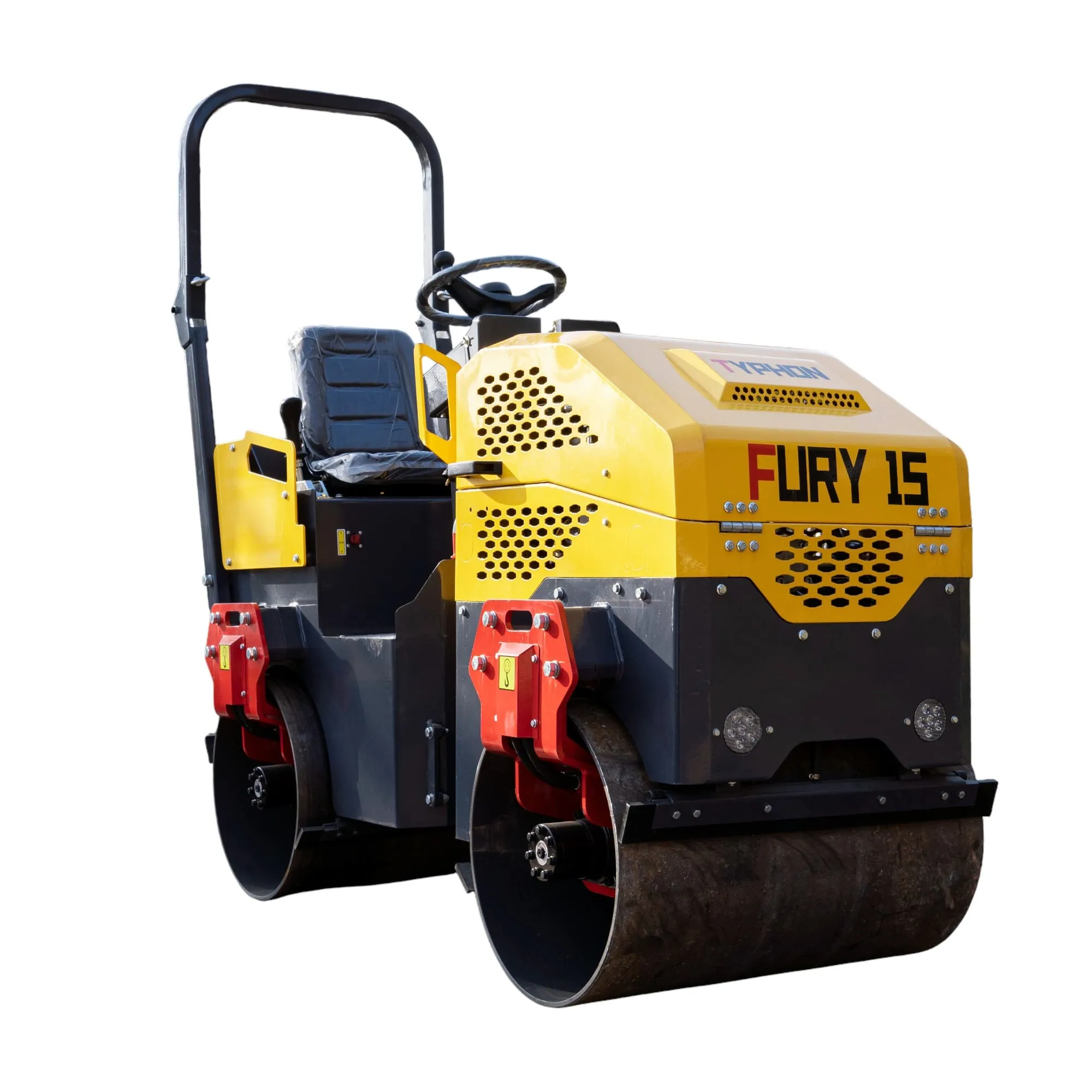 TYPHON FURY 15 Mini Road Roller 1.5Ton 13.5 hp B&S Gas Engine Hydraulic Steering - Image 31