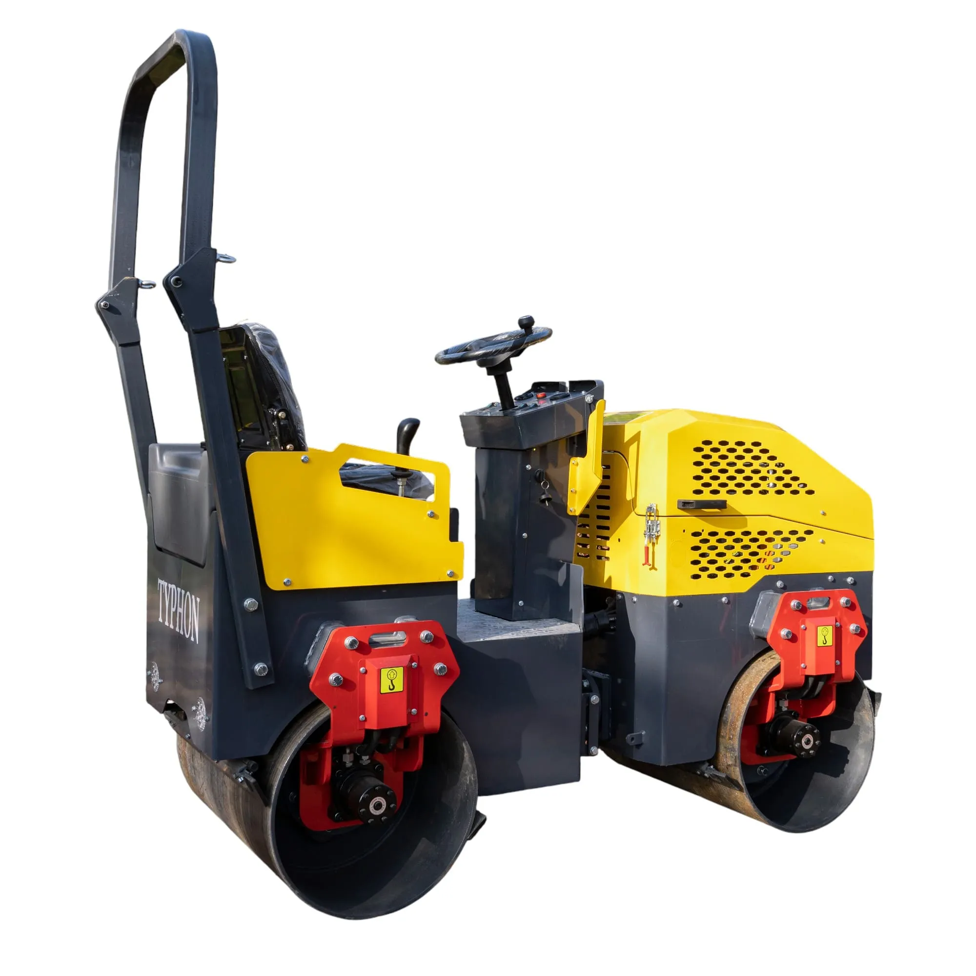 TYPHON FURY 15 Mini Road Roller 1.5Ton 13.5 hp B&S Gas Engine Hydraulic Steering - Image 7