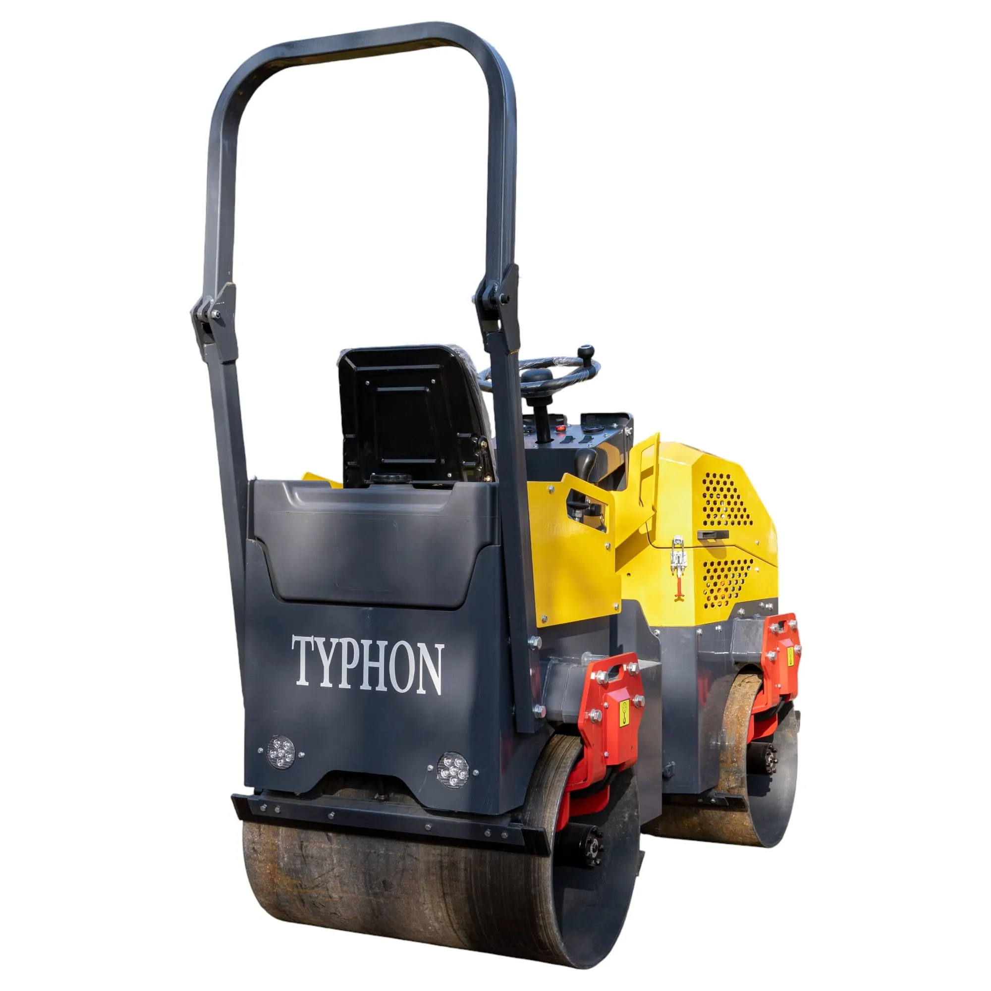 TYPHON FURY 15 Mini Road Roller 1.5Ton 13.5 hp B&S Gas Engine Hydraulic Steering - Image 5