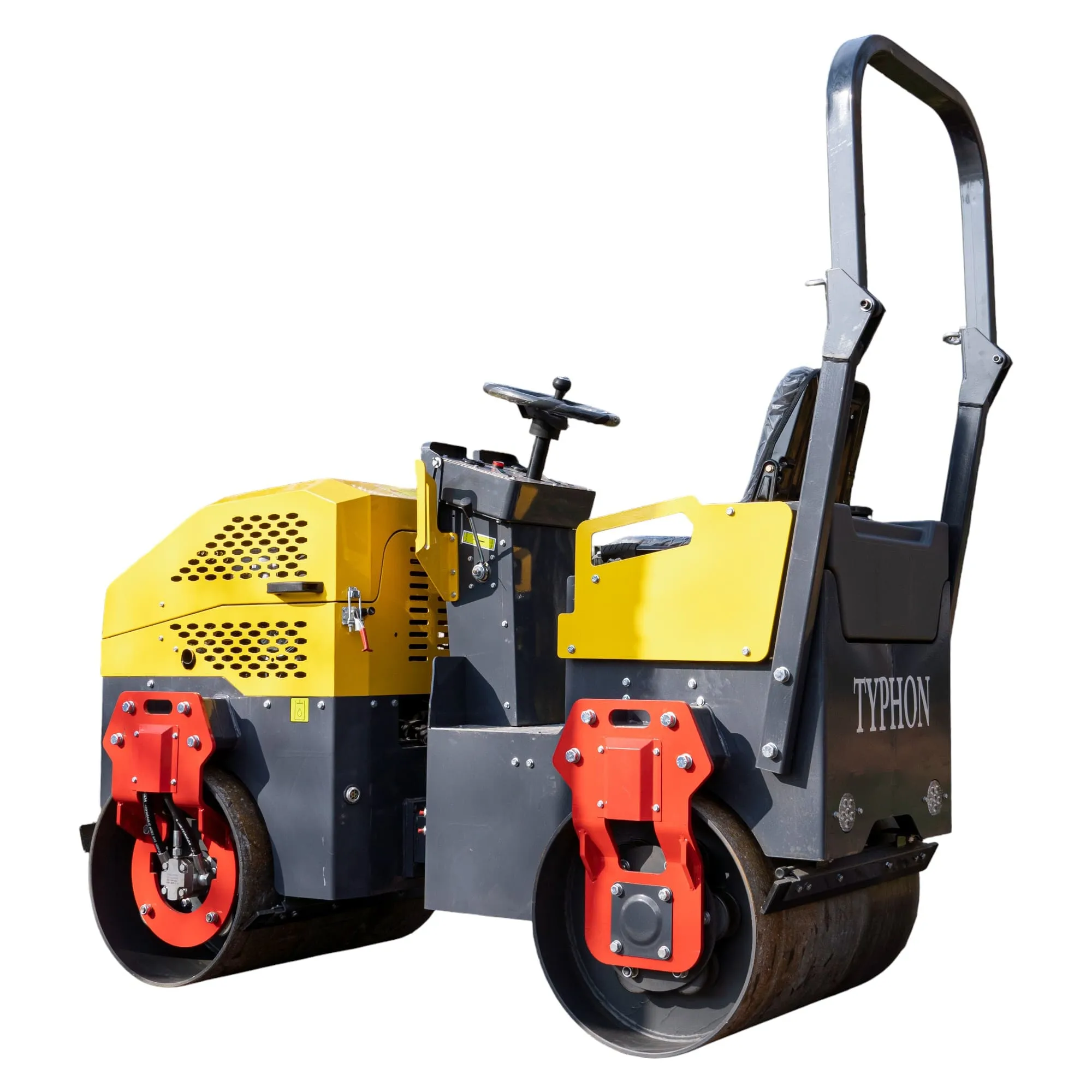 TYPHON FURY 15 Mini Road Roller 1.5Ton 13.5 hp B&S Gas Engine Hydraulic Steering - Image 6