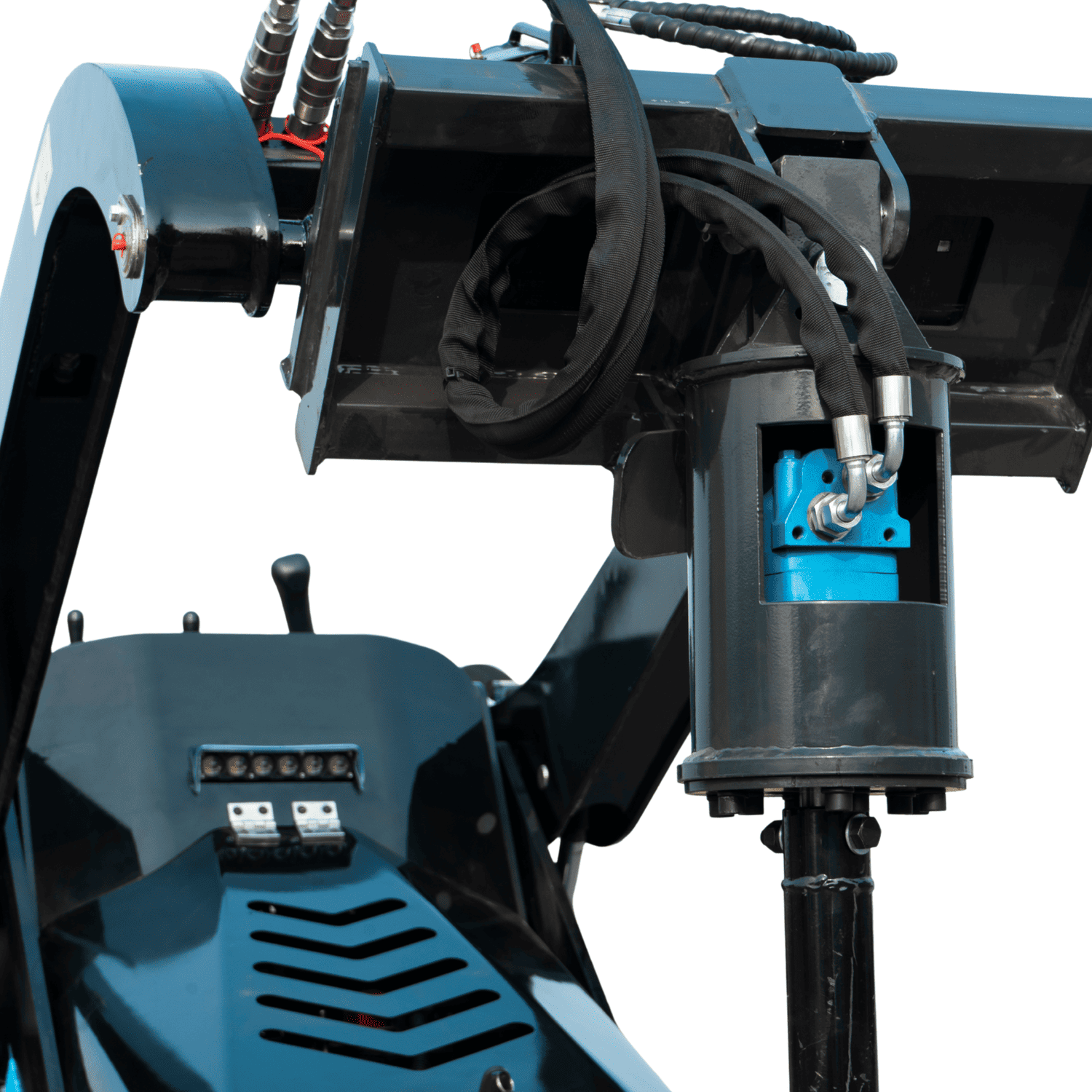 TYPHON STOMP X1300 & STOMP 509 Mini Skid Steer Auger Attachment 200mm Hydraulic - Image 3
