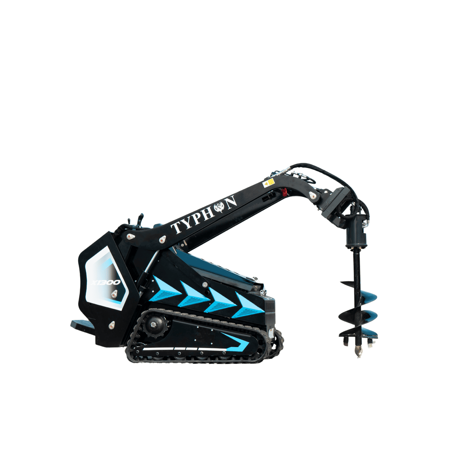 TYPHON STOMP X1300 & STOMP 509 Mini Skid Steer Auger Attachment 200mm Hydraulic - Image 11