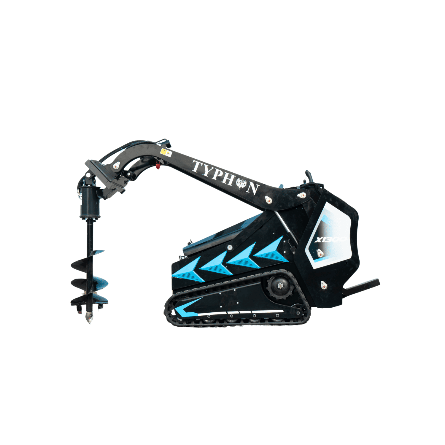 TYPHON STOMP X1300 & STOMP 509 Mini Skid Steer Auger Attachment 200mm Hydraulic - Image 9