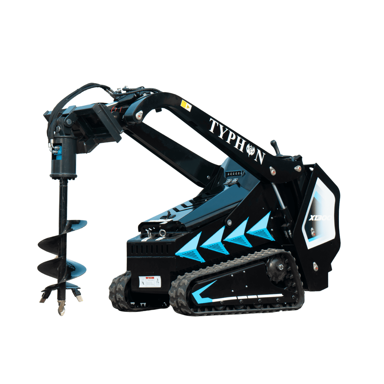 TYPHON STOMP X1300 & STOMP 509 Mini Skid Steer Auger Attachment 200mm Hydraulic - Image 7