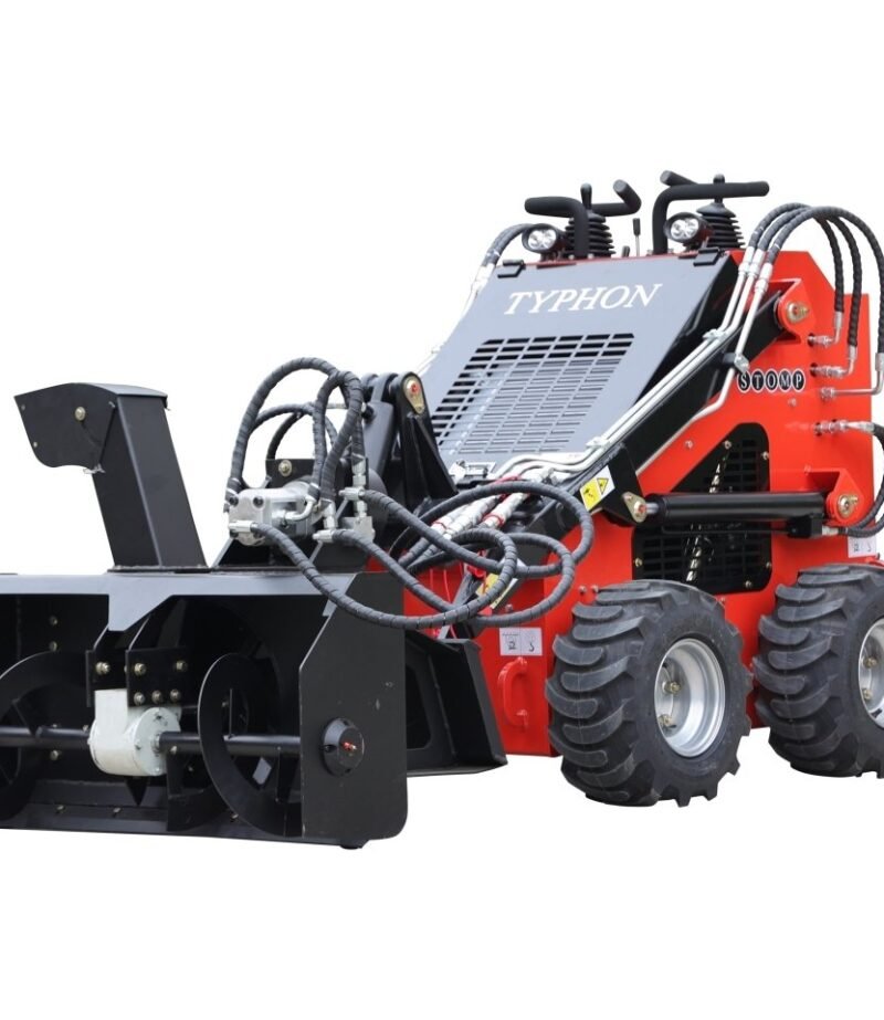 TYPHON Skid Steer Loader Snow Blower Attachment USA