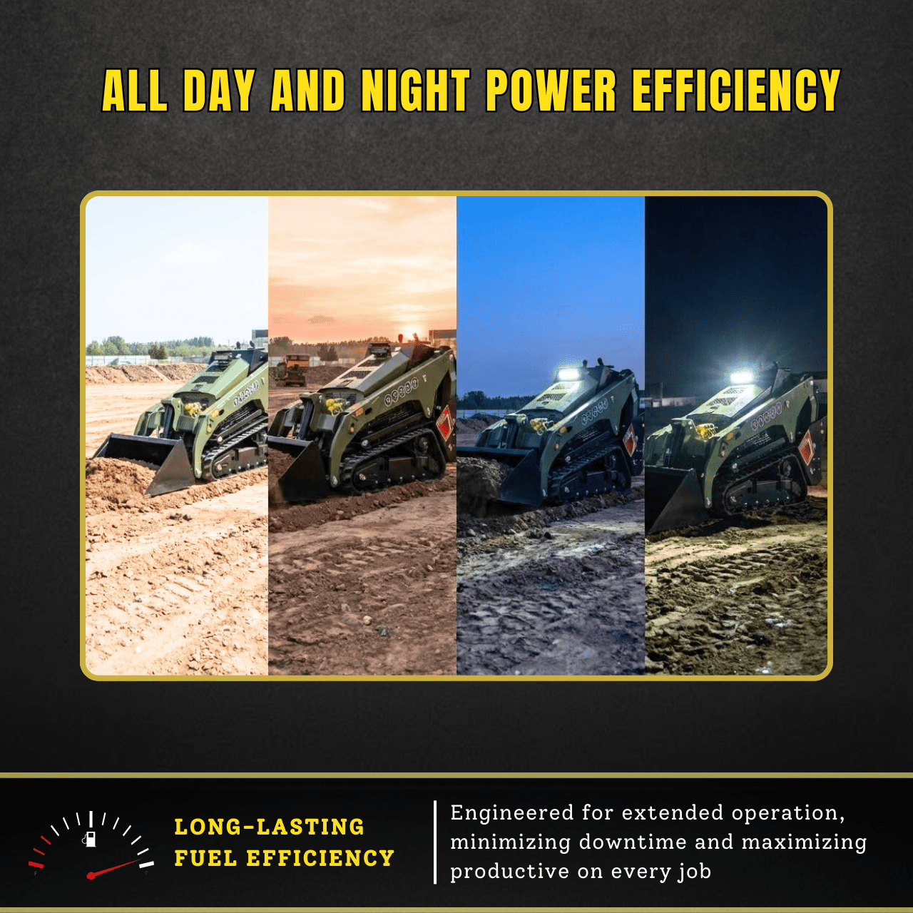 TYPHON Stomp V1000 24HP Kubota D1105 Water Cooled Diesel Skid Steer Pilot Control - Image 12