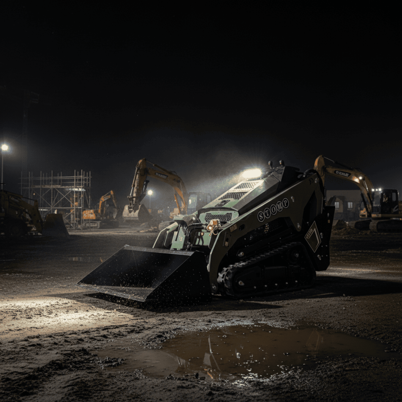 TYPHON Stomp V1000 24HP Kubota D1105 Water Cooled Diesel Skid Steer Pilot Control - Image 15