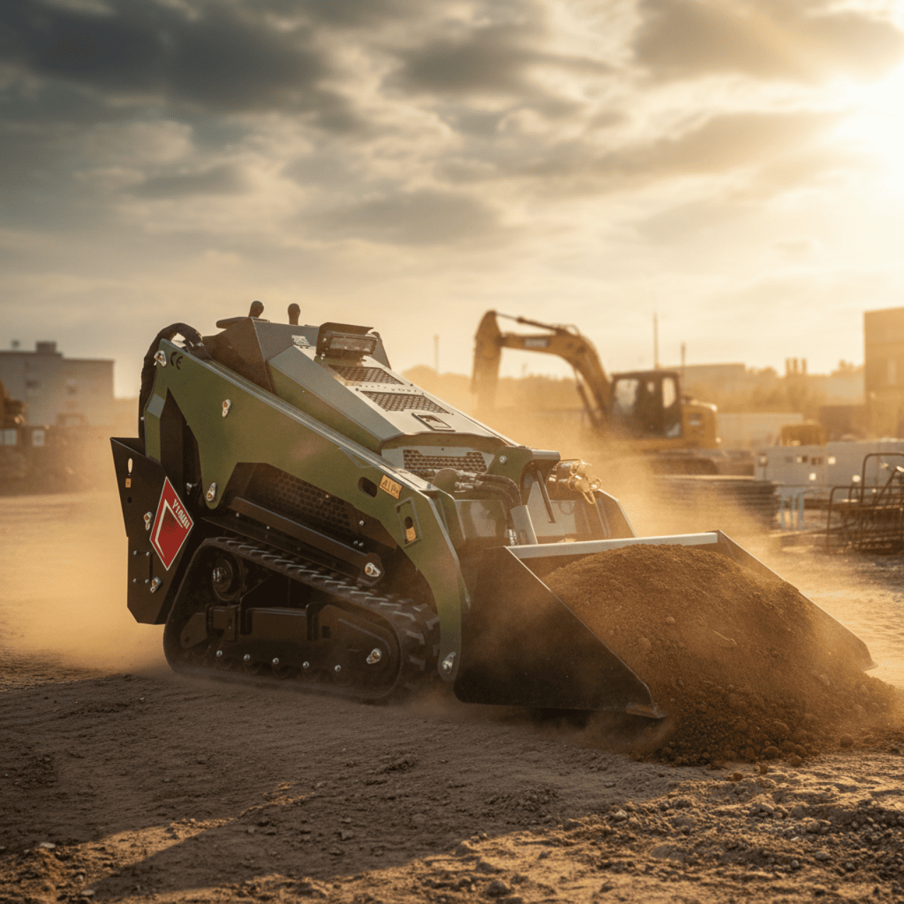 TYPHON Stomp V1000 24HP Kubota D1105 Water Cooled Diesel Skid Steer Pilot Control - Image 17