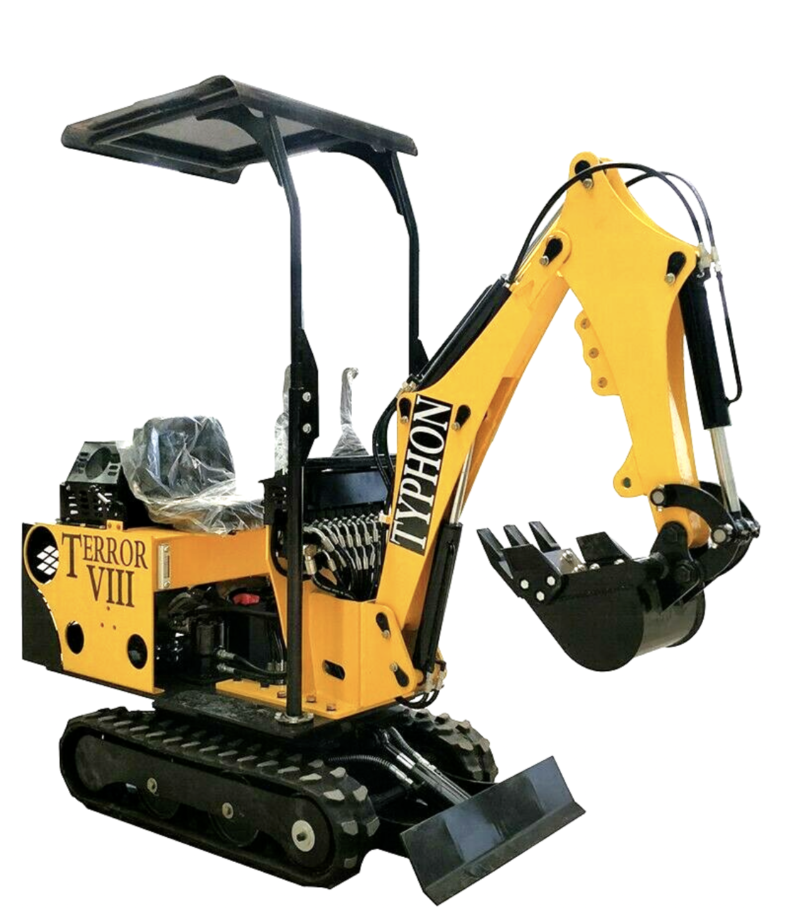TYPHON TERROR On Tracks VIII 800kg Mini Excavator USA