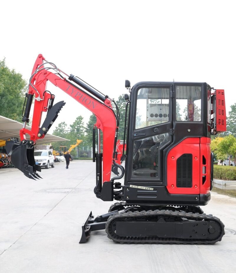TYPHON TERROR X2 Mini Excavator 2.7 Ton EPA Diesel Perkins Engine USA