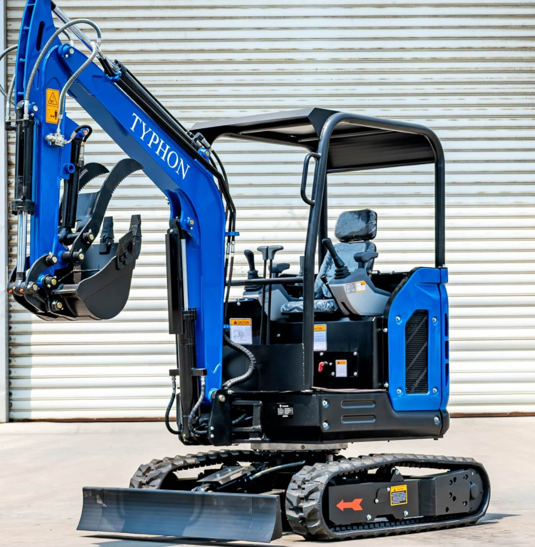 TYPHON TERROR X2 STORM Mini Excavator 2.5 Ton Diesel Kubota V1505 25HP Engine USA - Image 6
