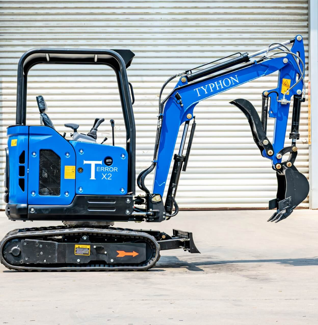 TYPHON TERROR X2 STORM Mini Excavator 2.5 Ton Diesel Kubota V1505 25HP Engine USA - Image 4