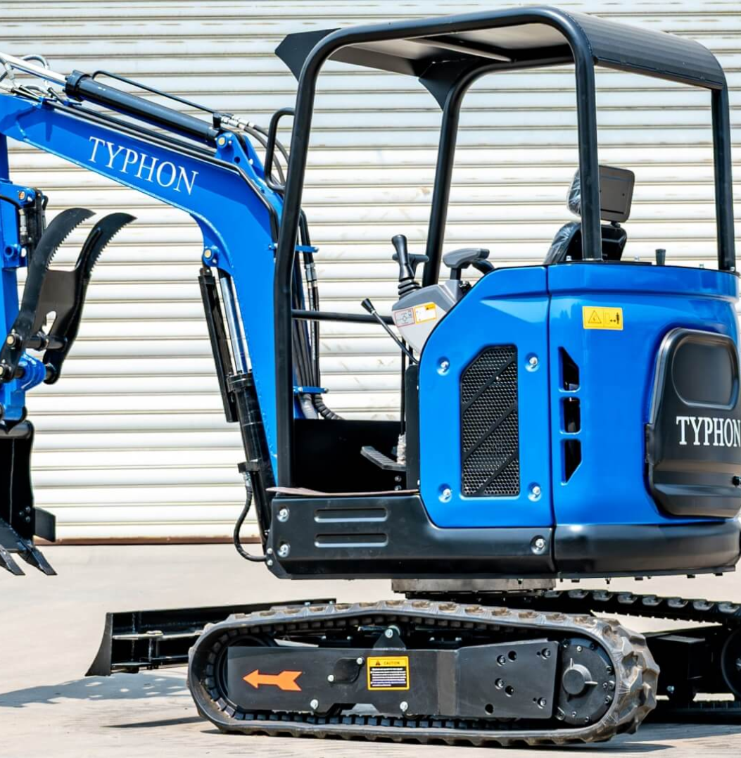 TYPHON TERROR X2 STORM Mini Excavator 2.5 Ton Diesel Kubota V1505 25HP Engine USA - Image 3