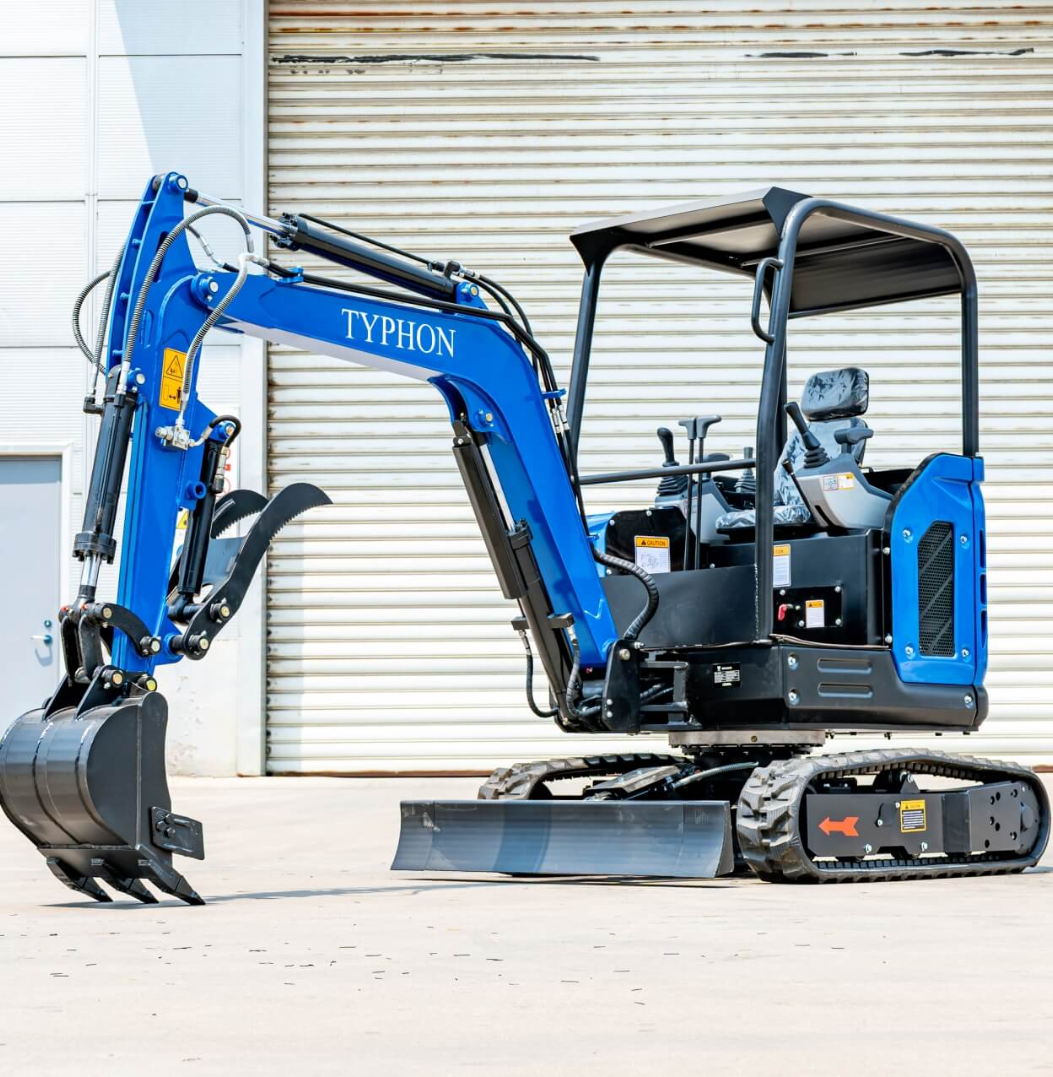 TYPHON TERROR X2 STORM Mini Excavator 2.5 Ton Diesel Kubota V1505 25HP Engine USA - Image 2