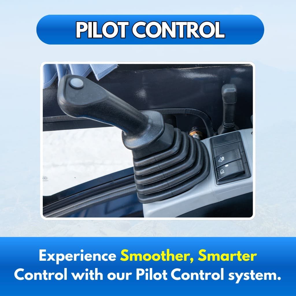 TYPHON TERROR XIX Prestige Cabin Mini Excavator 4200lbs 20.4 HP Kubota D902 with Boom Swing, Retractable Tracks - Image 14