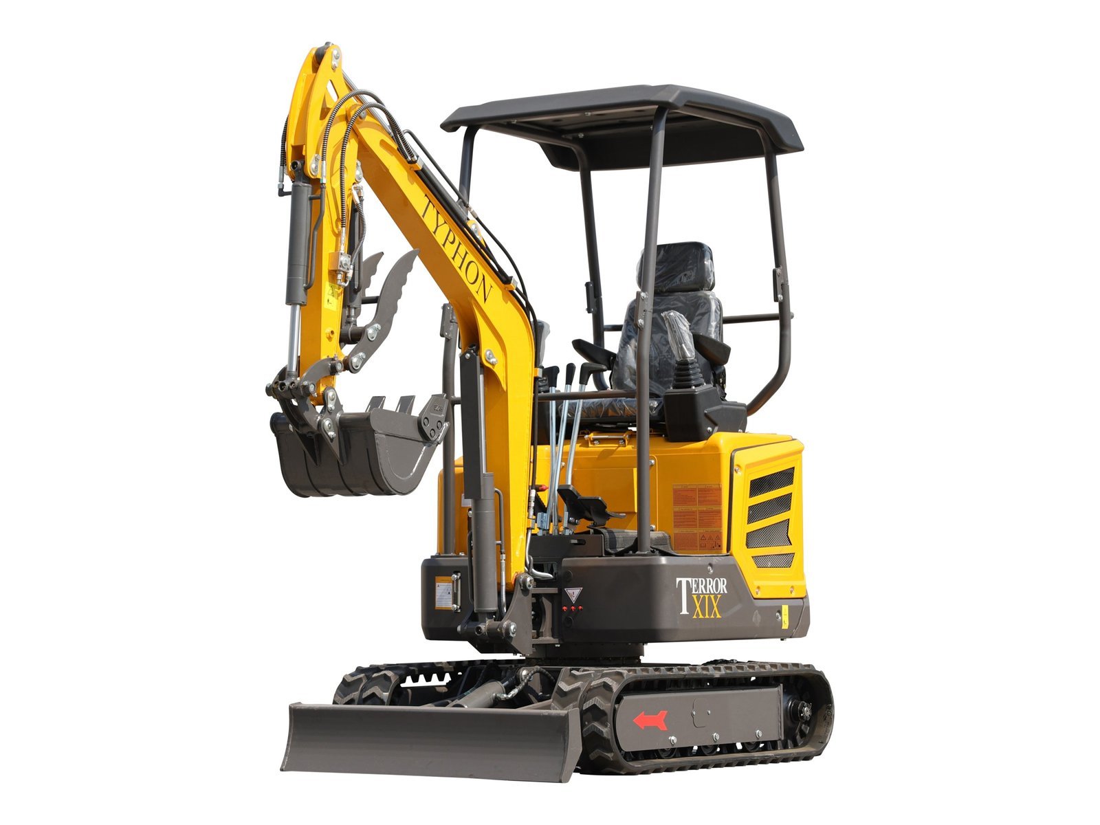 TYPHON TERROR XIX Prestige Mini Excavator – 1.8 Ton Trench Digger with Boom Swing - Image 6