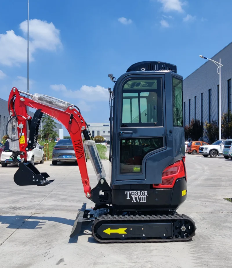 TYPHON TERROR XVIII Prestige 2 Ton Mini Excavator, KUBOTA D902 Diesel Engine USA
