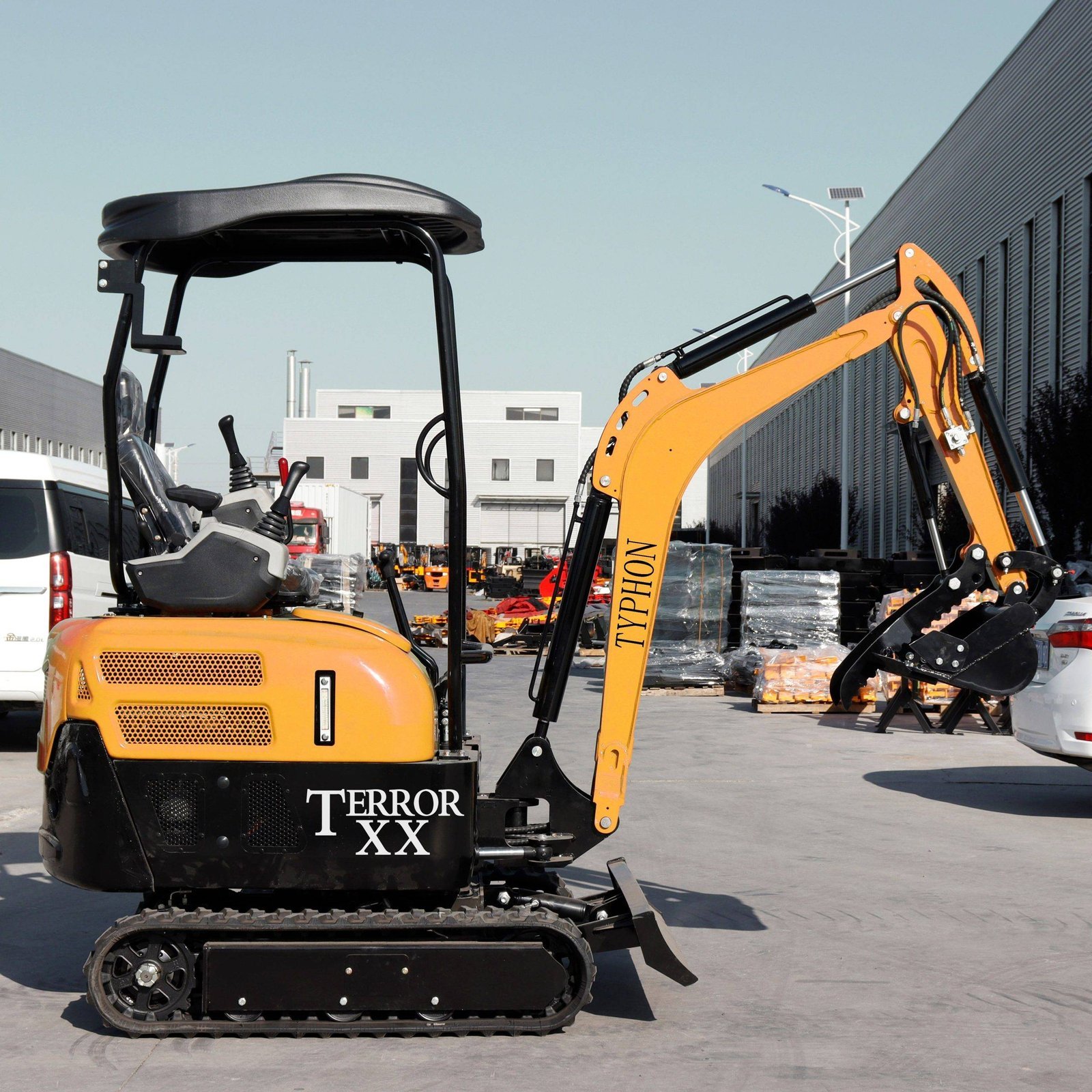 2025 4,000 lb TYPHON TERROR XX Mini Excavator Rubber Track with Kubota D902 Diesel Engine USA - Image 2
