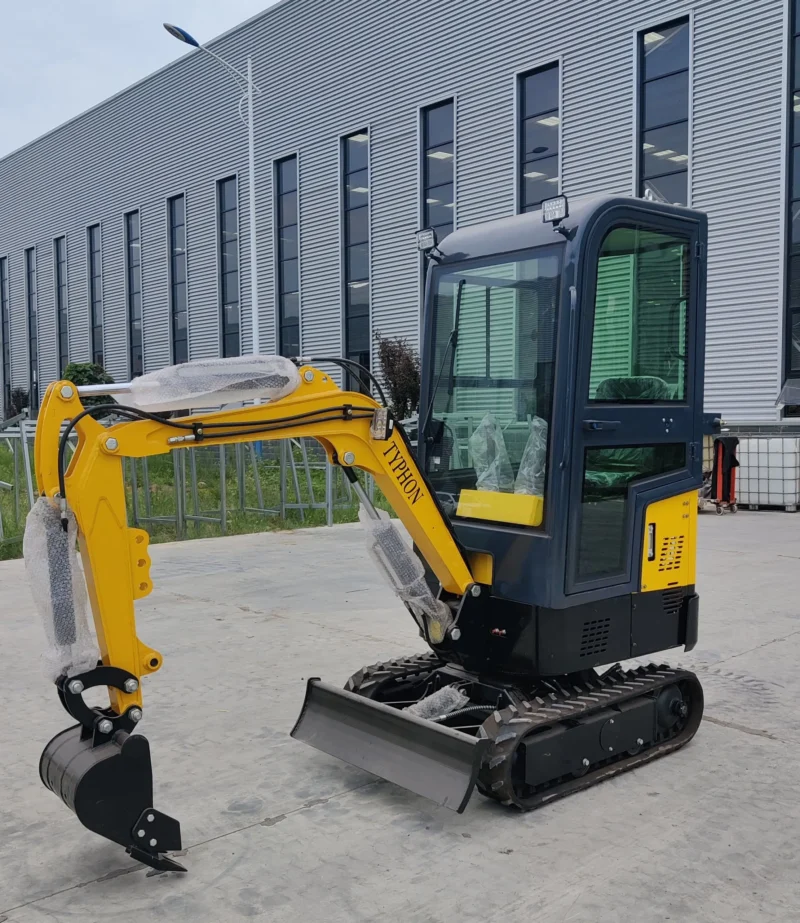 TYPHON Terror X Mini Excavator – 2,500lb Trench Digger w Cabin USA