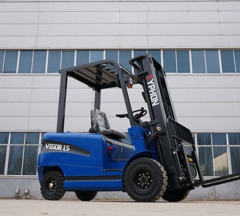 New 2025 TYPHON VIGOR 1.5 Blue Electric Forklift 1.5 Ton Lifter Lift Truck Jitney