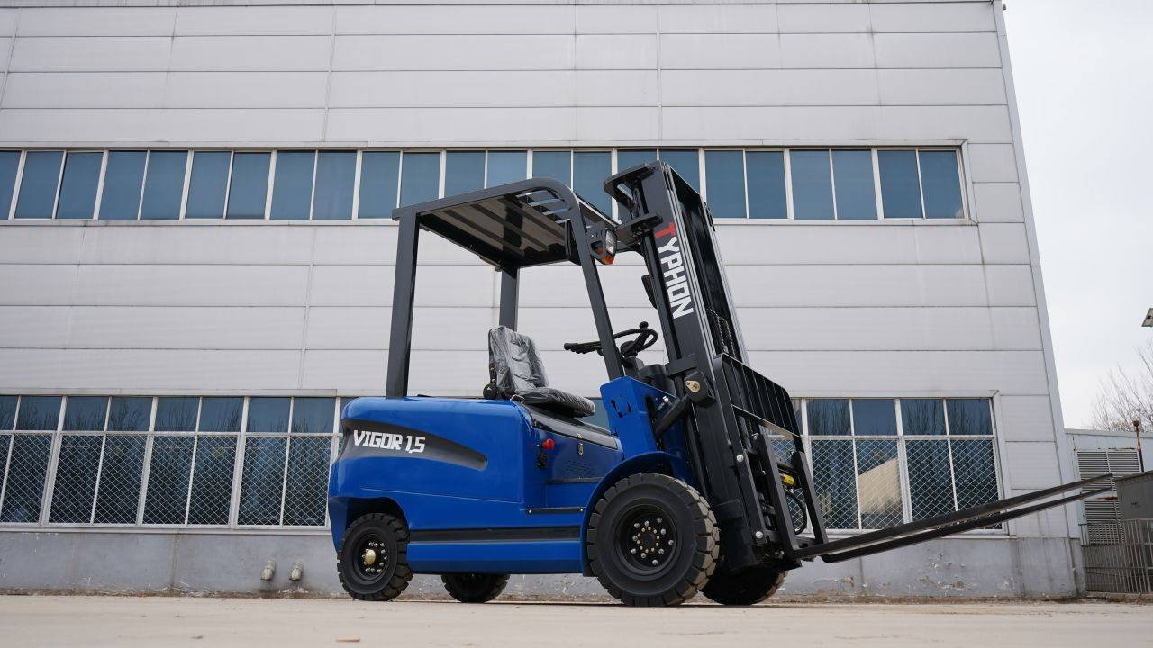 New 2025 TYPHON VIGOR 1.5 Blue Electric Forklift 1.5 Ton Lifter Lift Truck Jitney