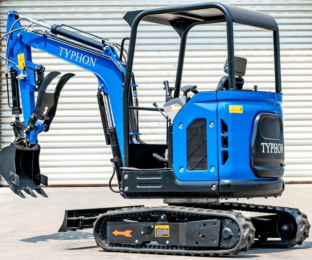 TYPHON TERROR X2 STORM Mini Excavator 2.5 Ton Diesel Kubota V1505 25HP Engine USA - Image 7