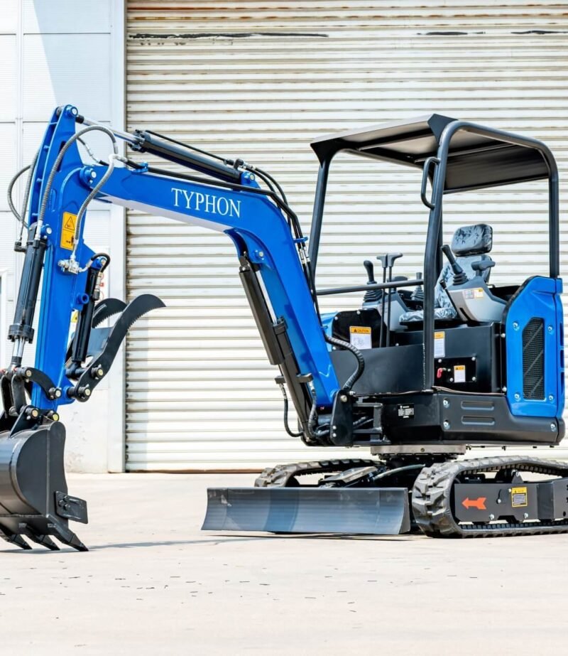 TYPHON TERROR X2 STORM Mini Excavator 2.5 Ton Diesel Kubota V1505 25HP Engine USA