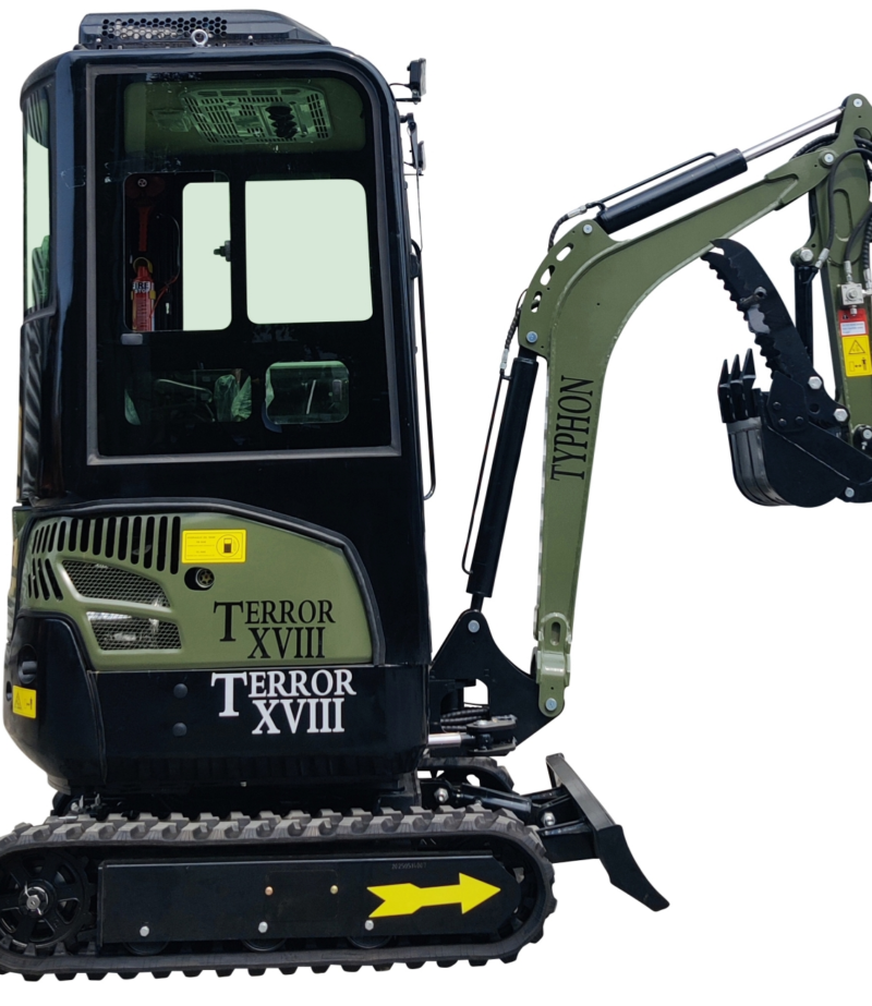 TYPHON TERROR XVIII Prestige 2 Ton Mini Excavator KUBOTA Diesel Engine USA