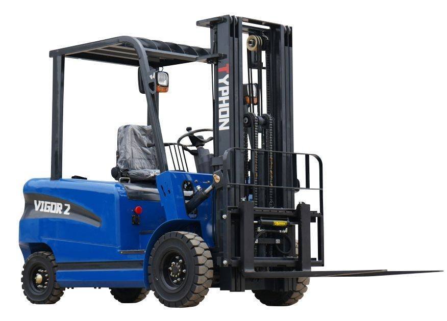 New 2025 TYPHON VIGOR 2 Blue Electric Forklift 2 Ton Lifter Lift Truck Jitney - Image 6