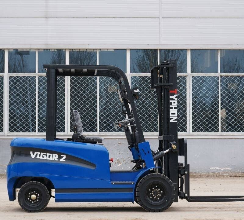 New 2025 TYPHON VIGOR 2 Blue Electric Forklift 2 Ton Lifter Lift Truck Jitney
