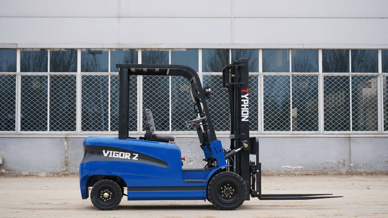 New 2025 TYPHON VIGOR 2 Blue Electric Forklift 2 Ton Lifter Lift Truck Jitney