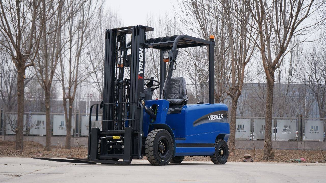 New 2025 TYPHON VIGOR 2.5 Blue Electric Forklift 2.5 Ton Lifter Lift Truck
