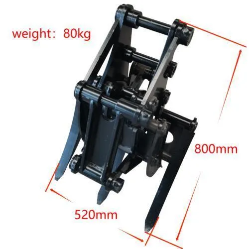 Mini Excavator Attachment Grapple Wide Opening Grabber For 2 to 3.5 ton Diggers - Image 5